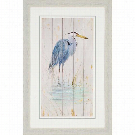 Blue Heron Wall Art - 42""hx27""wx1""d, Arnie Fisk