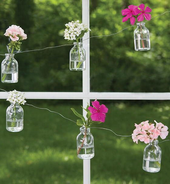 Bottle Garland - 6'l, Glass