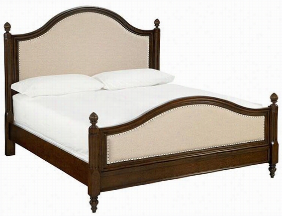 Bowden Low Post Bed - Quueen, Deep Brown