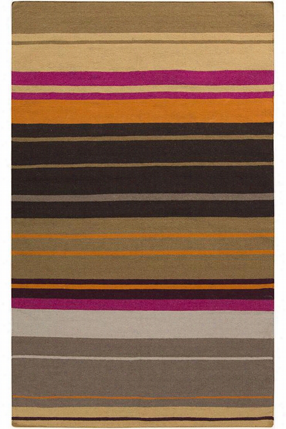 Broxburn Area Rug - 2'3', Fuscchia