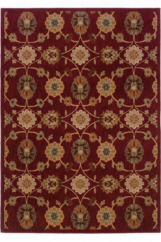 Cache Area Rug - 9'1&0quot;"x12'9"", Red