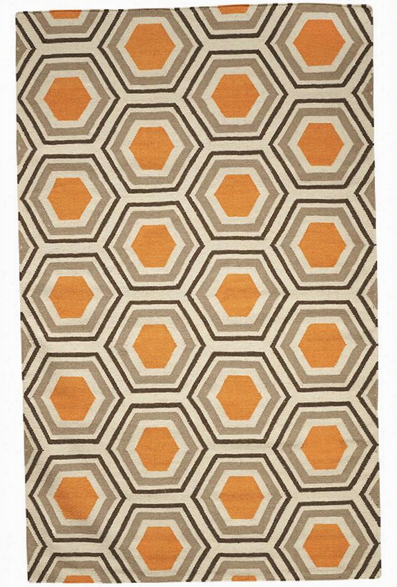 Castleberry Area Rug - 2'x6', Orange