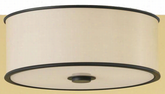 Casual Luxuury  Flush Mount - 5.25""h X 13""w, Alloy Of Copper