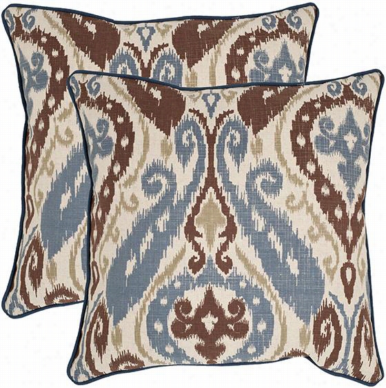 Charlize 18"" Pillows - Set Of 2 - Set F 2, Mutlicolor