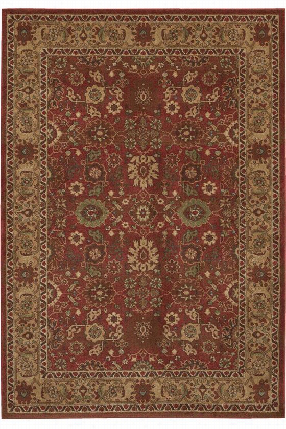 Couristan Bijar Ara Rug - 2'2""x4'2&quo T;", Crimson Red