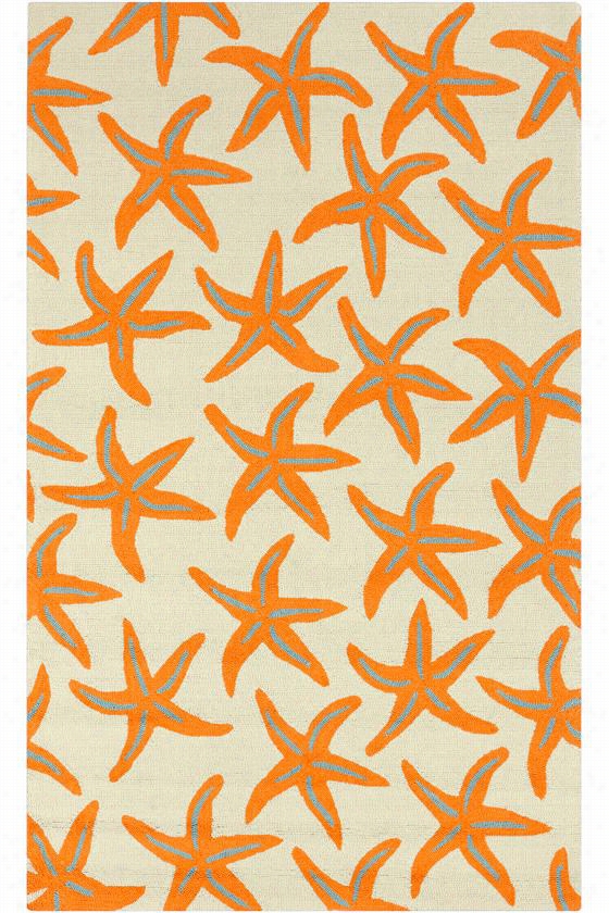 Elkhorn Area Rug - 8'x10'', Orange