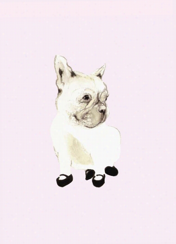 Fancy Frenchi E Wall Art - 24""hx18""wx1.5""d, Anna Burnett