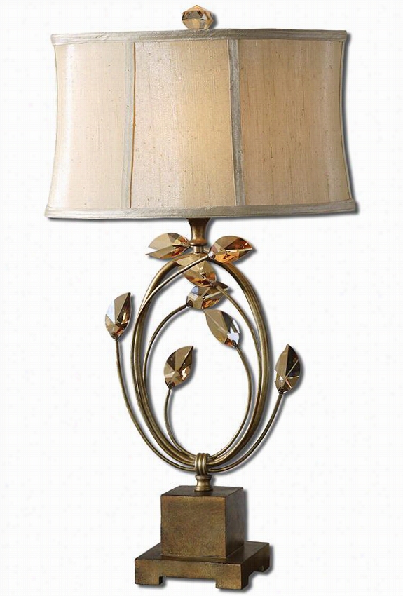 Julieta Table Lamp - 29""hx16""wx9""d,  Burnished Gold