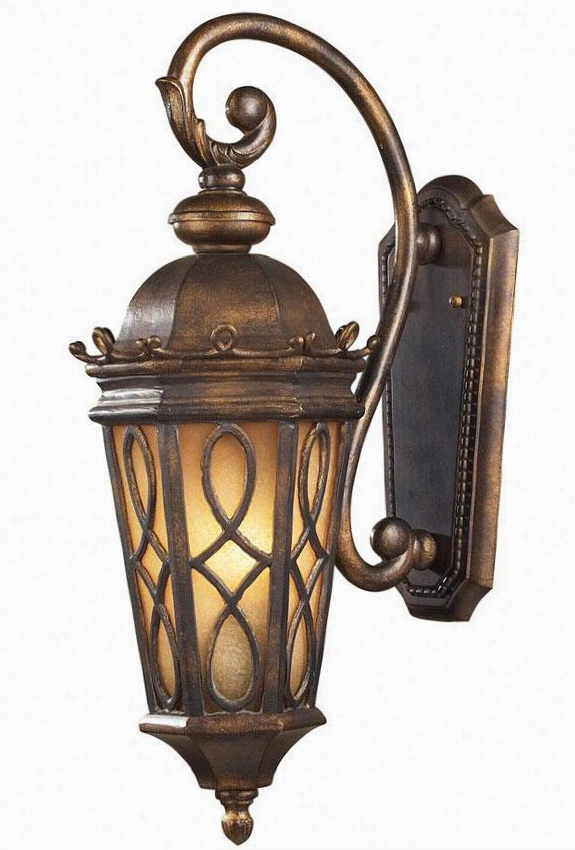 Lake Champlain 23""h All-weather Outdoor Patio Sconce - 2-light, Hazelnut Bronze