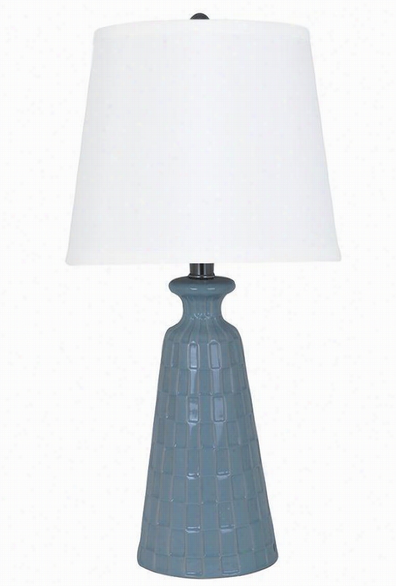 Margo Table Lamp - 23""hxx11""diameter, Turqu Oise