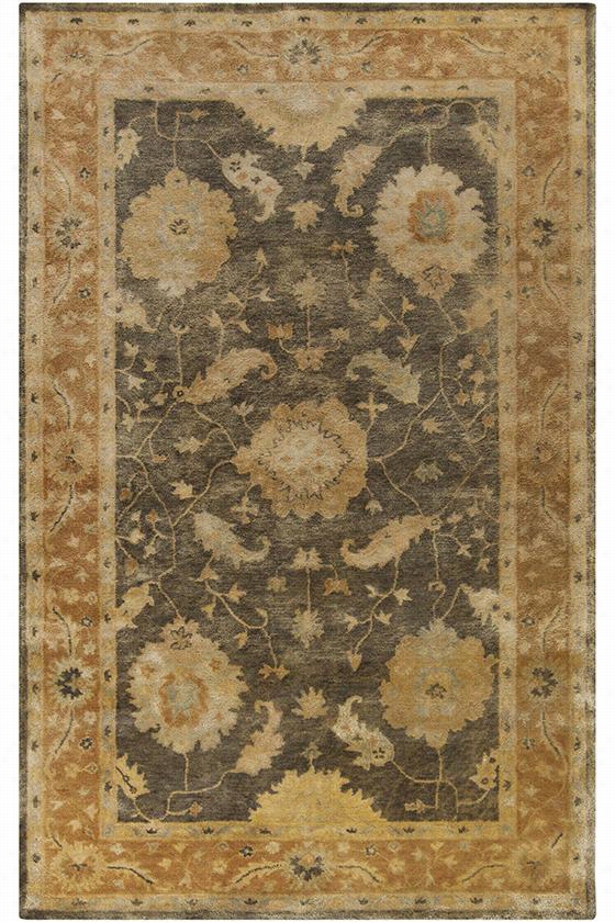 Mur Doch Area Rug - 9'x13', Cha Rcoal Gray