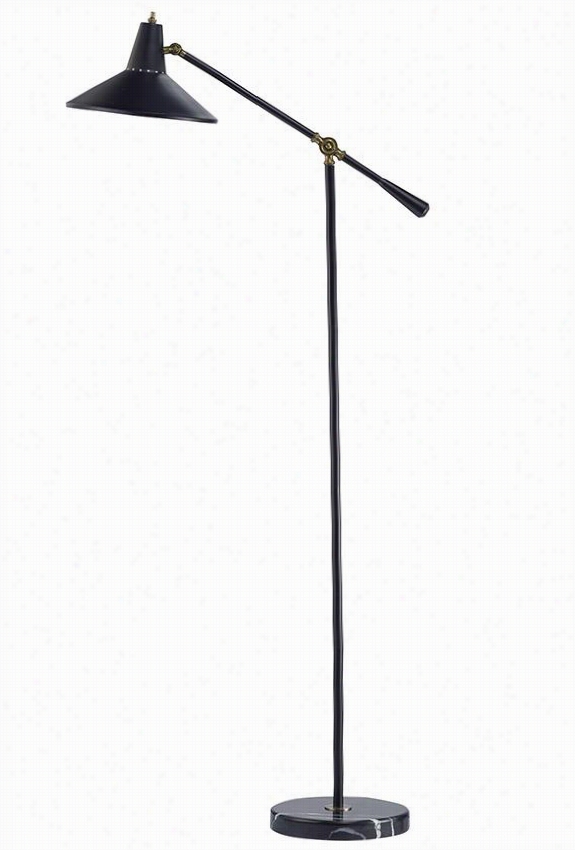 Nelsoj Floor Lamp - Adjutable, Black