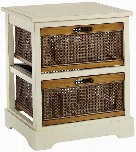 Normandy Singl E Chest - 2-drawer, White