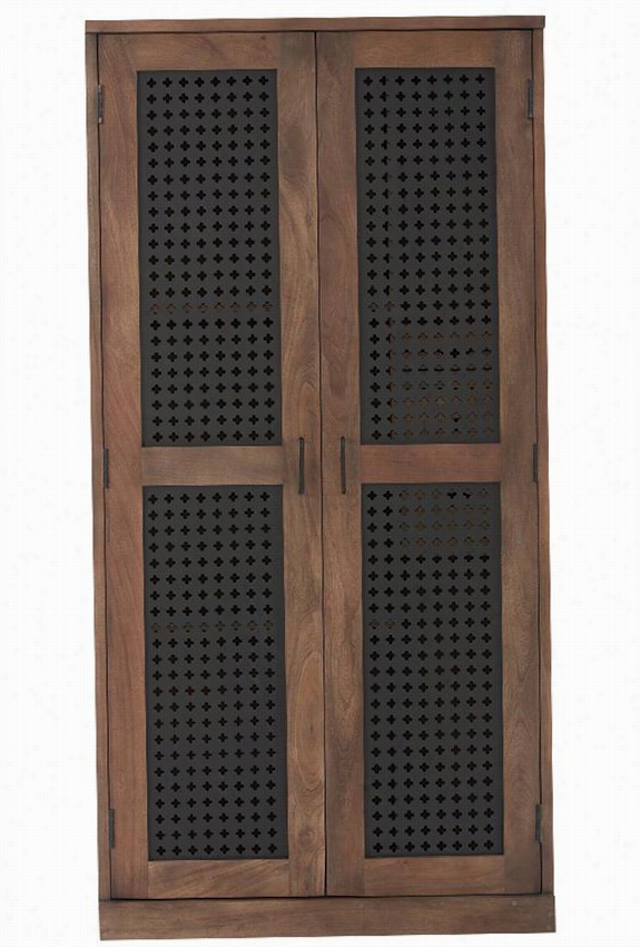 Studio Craf Locker - 72""hx36"&qquot;wx18""d, Weathered/black