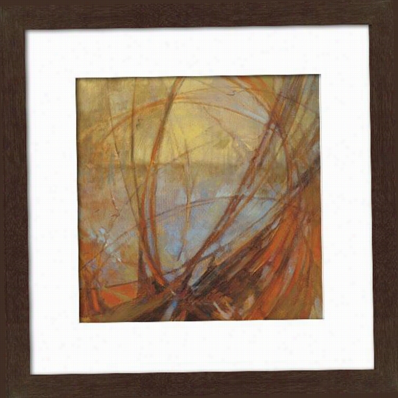 Watermark Ii Framed Wall Art - Ii, Matted Espresso