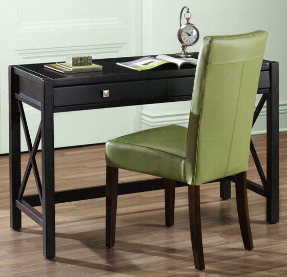 Anna Desk - 26.11&quo;"hx47&uqot;"w, Black