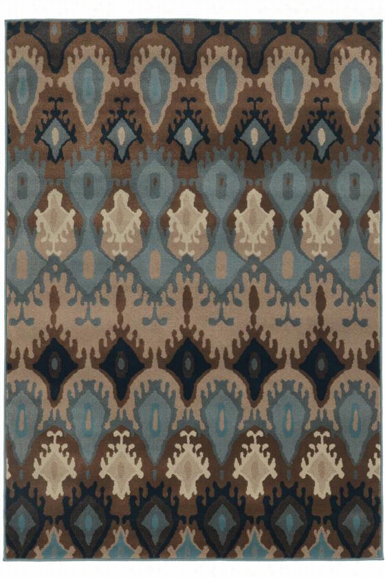 Austin Area Rug - 5'3""x7'6"", Slate Gray