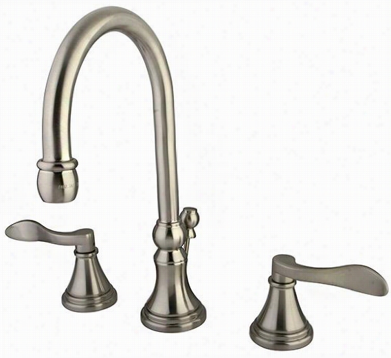 Avignon 10.5""h Arch C Faucet - 10.5"&quo;hx15.25&qquot;"wx&7quot;"d, Silver