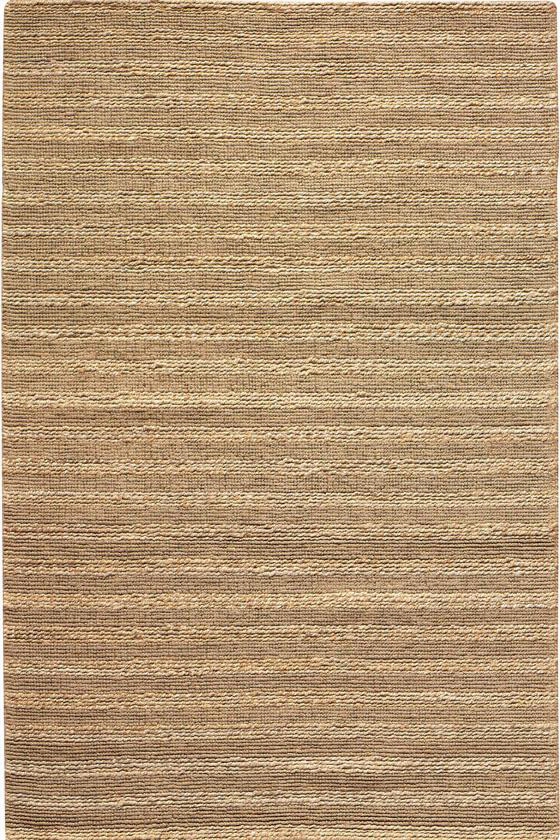 Banded Jute Area Rug - 8'x11', Ivory