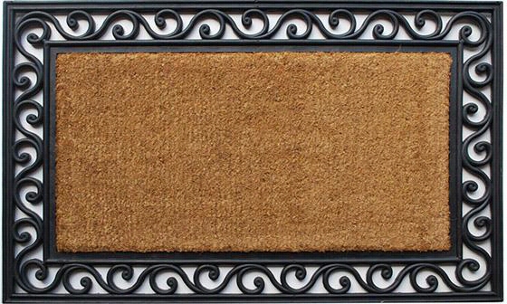 Bane Doormat - 22""x36"", Ivory