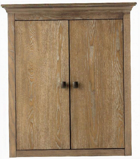 Brisbane 24& Quot;"w Wall Cabinet - 27""hx23.5&qut;"wx7.75""d, Weathered Grey Oak