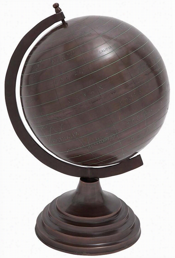Bronze Globe - Large, Bronze