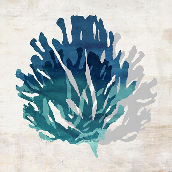 Cerulean Coral Wallart - Ceruleean Coral Iv, Sofia Fox