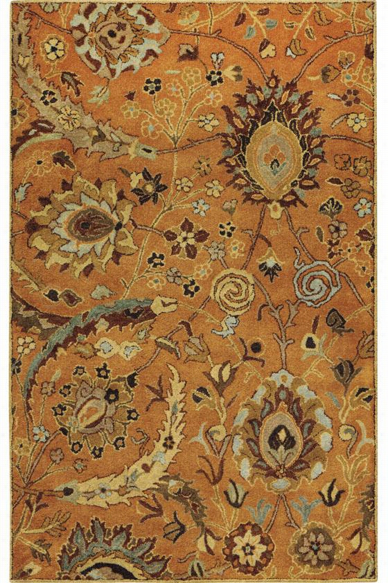 Chambord Yard Rug - 8'x11', Pumpkn