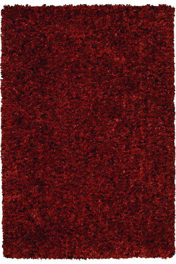 Cosmic Shag Aea Rug - 5'x7'6"", Coral