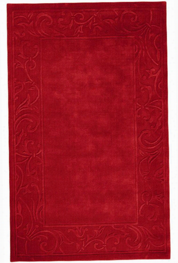 Cyrus Area Rug - 3'6""x5'6"", Red
