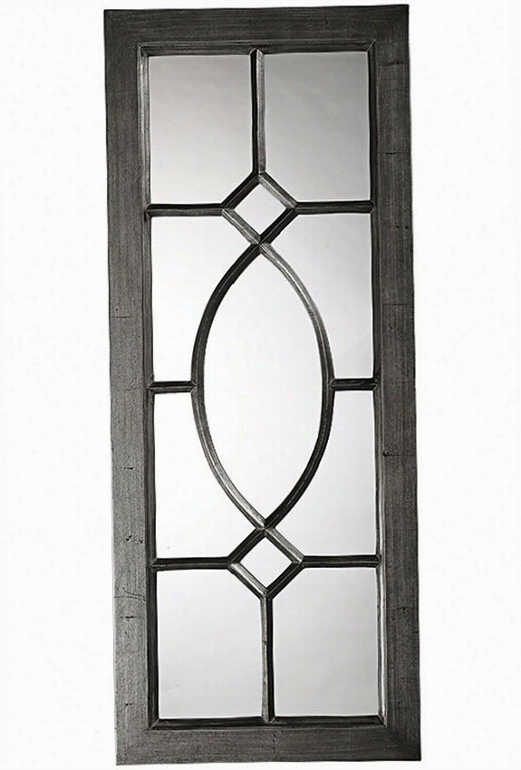 Daytona Wall Mirror  - 21hx53w, Gray