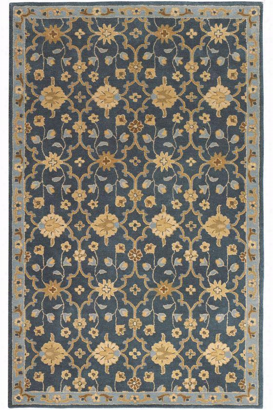 Exeter Rug - 5'9"" Round, Blue