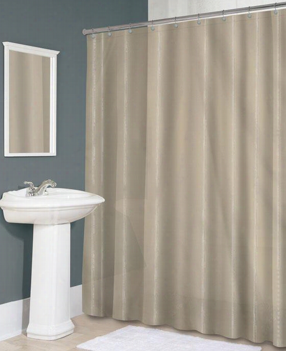 Fabricc Shower Curtain Liner  - 72hx70w, Ivory