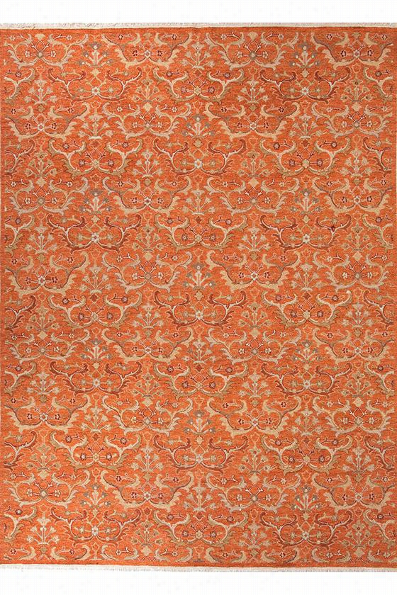 Hanover Wool Area Rg - 2'x3', Red Orange