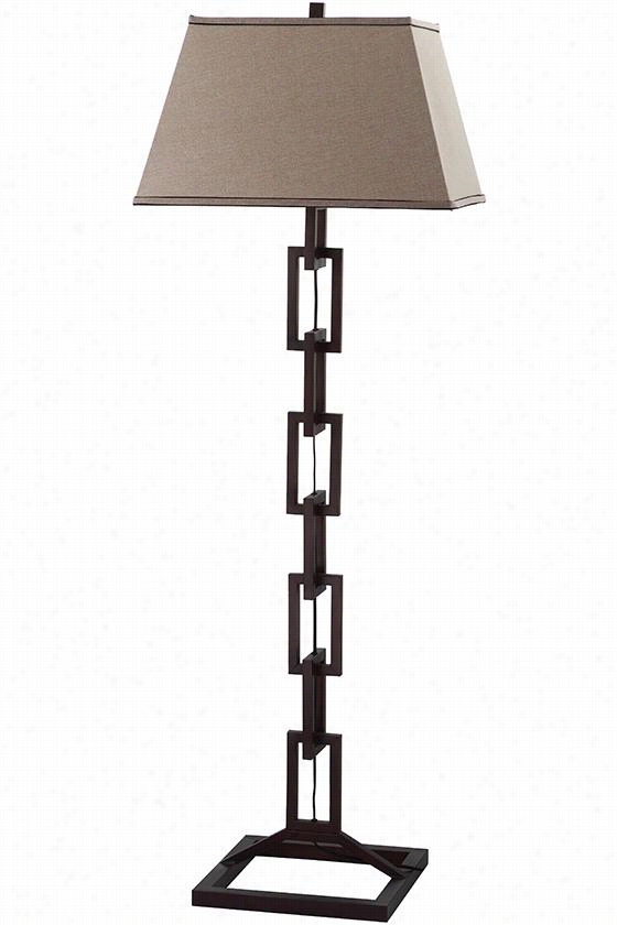 Jaimeson Floor Lamp - 65"&quo;thx21""diameter, Bronze