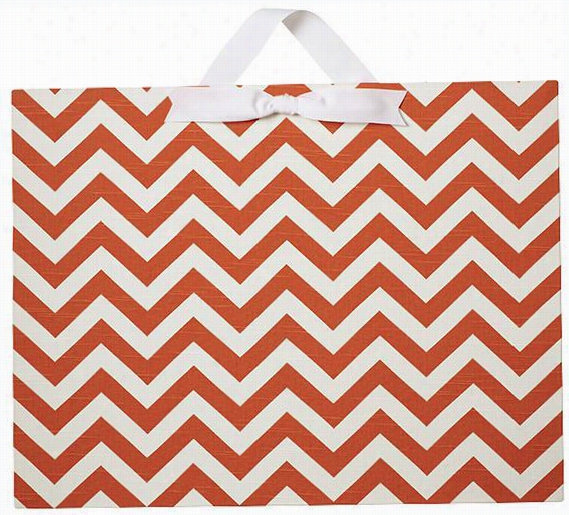 Large Level Chevron Magnet Board - 17.75""hx23.75""wx.25""d, Orange