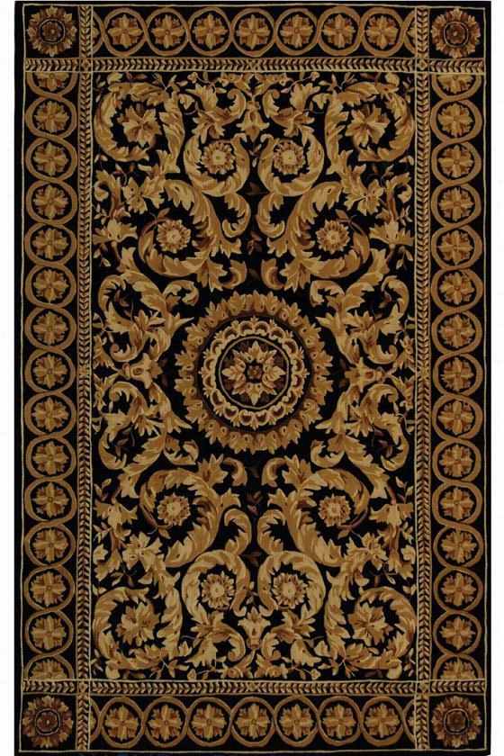 Larochettd Area Rug - 5'x8', Black