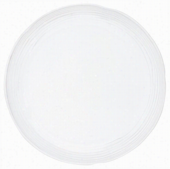 Lines Salaad Pate - 8"" Salad Plate, White