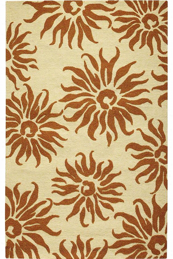 Macy  Area Rug - 3'x5'', Coral