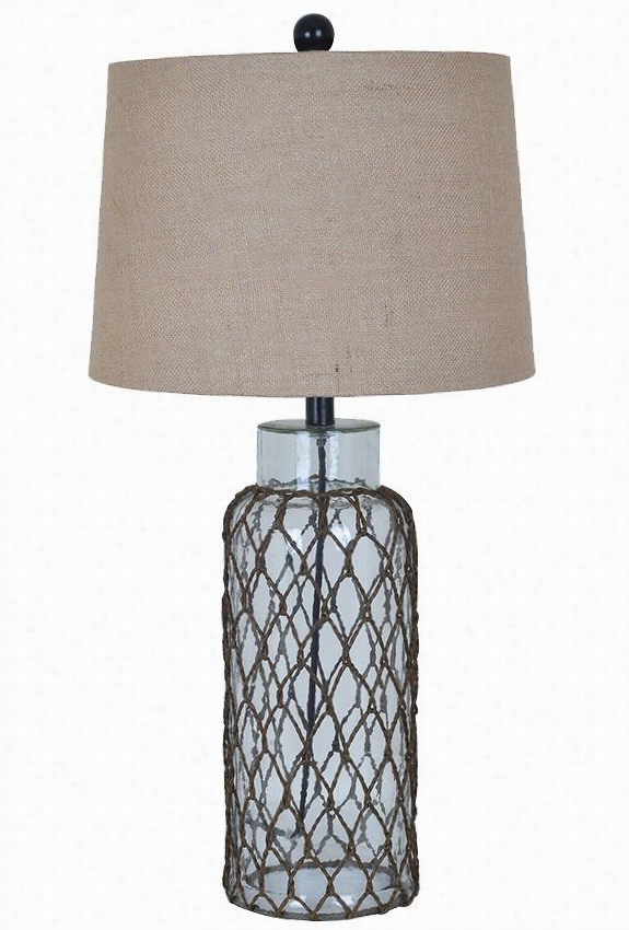 Maribel Table Lamp - 32""hx16""diamete, Clear