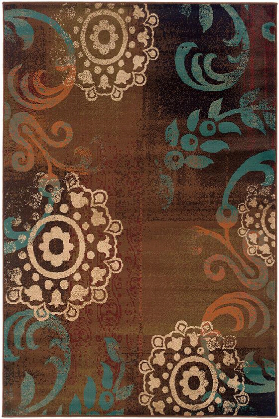 Market Area Rug - 10'x13', Brrown