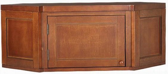 Martha Stewart Living Mudroom Anled Corner Upper Cabinet - 15""hx29""wx39""d, Sequoia