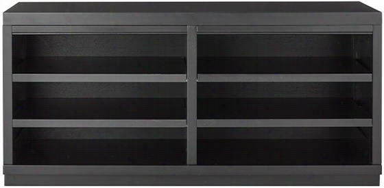 Martha Stewart Living Mudroom Wide Bae Unit With Shelves - 19""hx40&qjot;"wx16""d, Worn Negro