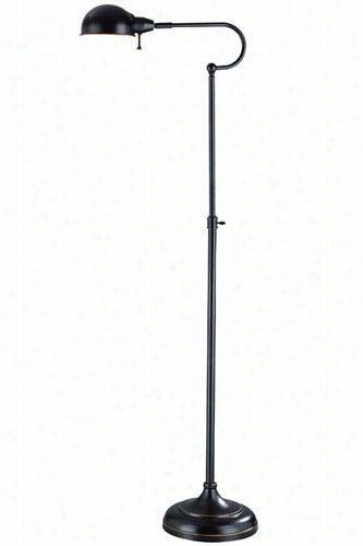O'pa Ii Floor Lamp - 56.5""hx10""wx19""d, Bronze