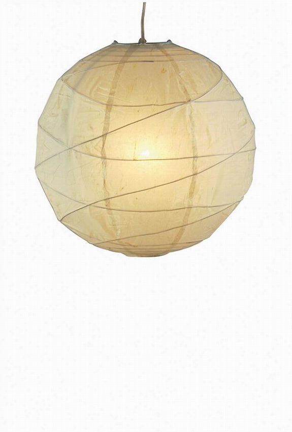 Orb Paper Pendant - Msall, Beig