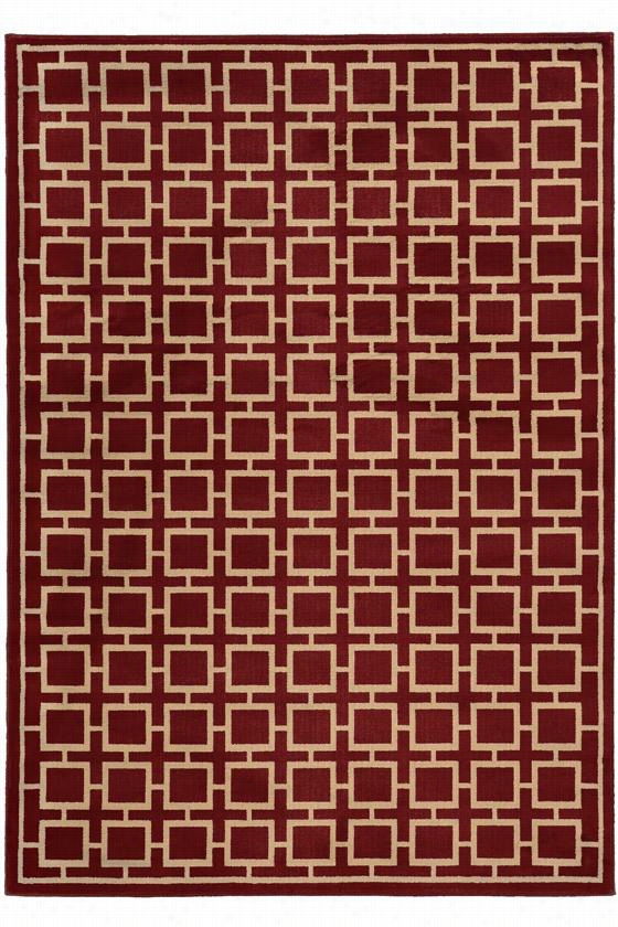 Parochial Area Rug - 1'10""x7'6""rune, Red