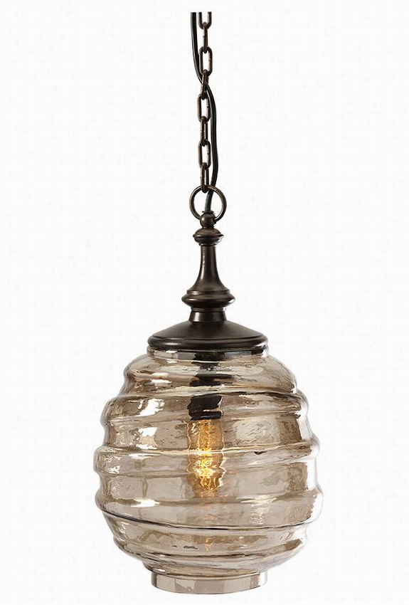 Percy Pendant - 21"&q Uot;hx8"quot;wx8""d, Beigs