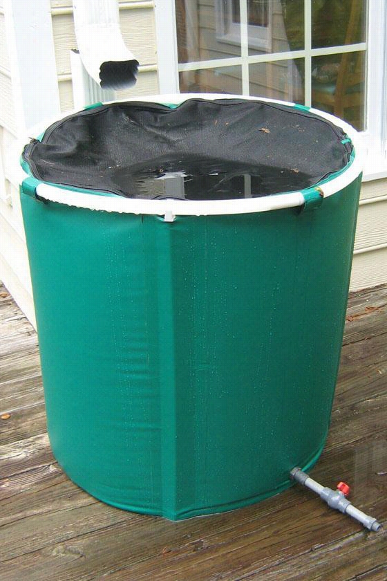 Pop-up Water Barrell - 75 Gallon - 75 Ga Llons, Gren