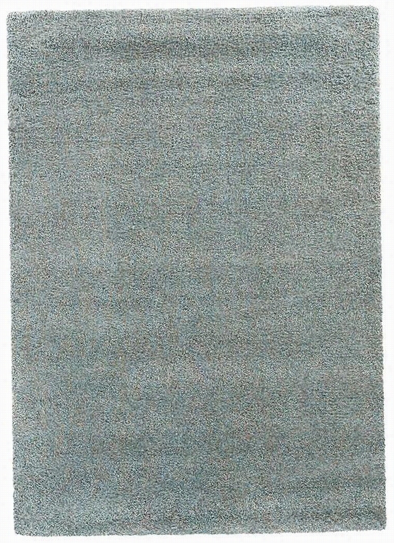 Posh Shag Area Rug - 5'3"q&uot;x7' 3"", Blue