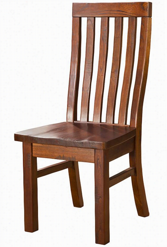 Sandford Dining Chairs - Set Of 2 - 40.94""hx16.54""w, Disttessed Chestnut